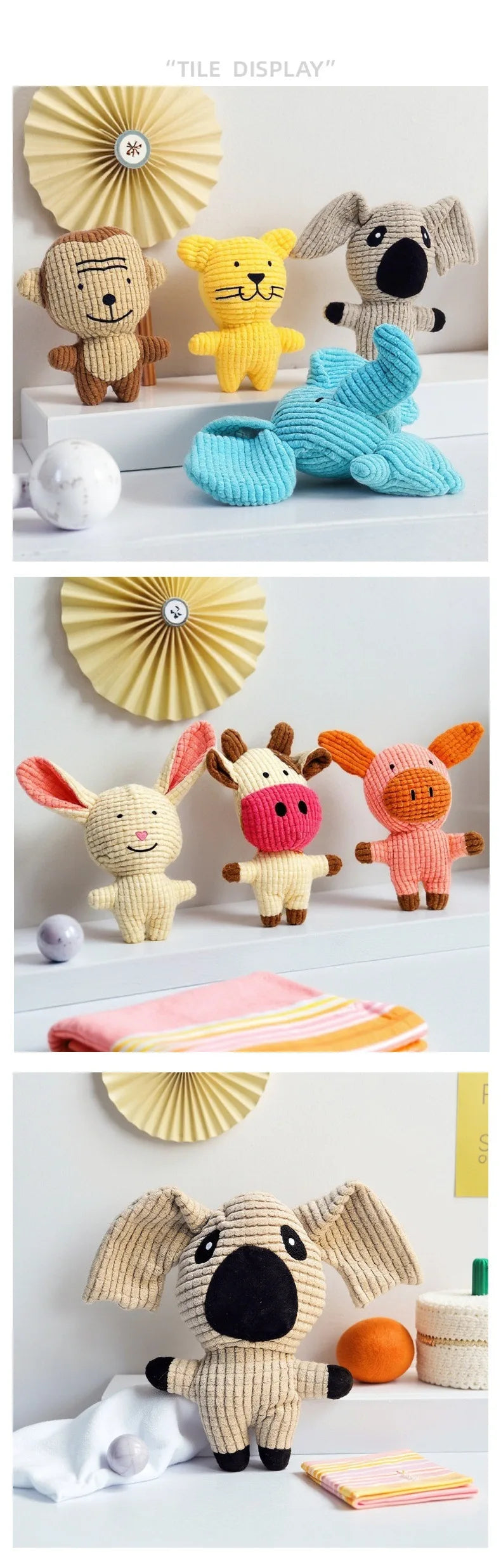 Jouet Peluche Résistant et Sonore