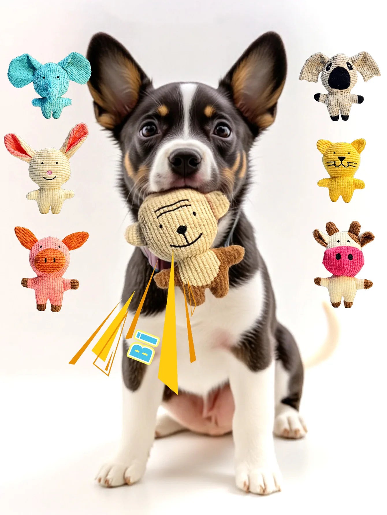 Jouet Peluche Résistant et Sonore
